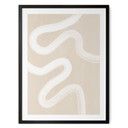 Plakat One Line Art - Delikatny nurt - Ristova
