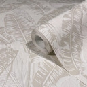 Vliestapete Floral Modern, Natur in Greige 