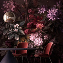 Livingwalls Fototapet Väggar av Patel bukett noir 1