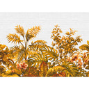 fototapet Designwalls i orange og hvidt non-woven tapet Tropical Wall 