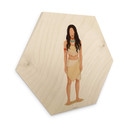 Hexagone - Bois placage bois de bouleau Tohmé - Pocahontas