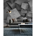 ikke-vævet tapet ConcreteBlocks betonlook fototapet Designwalls i grå 