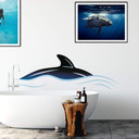 Wallsticker Hvalfinne