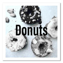 Canvasbillede, Donuts kage