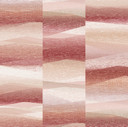 Non-woven tapet med grafisk motiv i rød, beige grafik