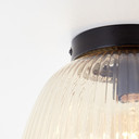 Deckenleuchte Junis, braun, 21,8 x 25 cm, Glas Deckenleuchte