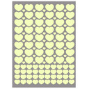 Wallsticker - Selvlysende hjerte stickers