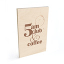 Obraz drewniany 5 w Club & Coffee