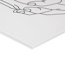 Akrylbillede Line Art - Elskende, der holder hinanden i hånden - Lizde