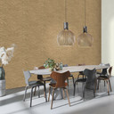 stribet tapet, non-woven tapet Sky Lounge guld metallic