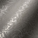 Barok tapet med glasperler ornamenter tapet i sølv og creme non-woven tapet