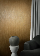 Ensfarvet non-woven tapet Natural Opulence brun