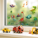 Wallsticker Dinosaur-klistermærker til børn