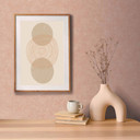 Papier peint texturé beige - papier peint uni élégant à texture fine - papier peint intissé
