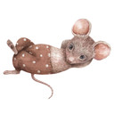 Wallsticker Lille mus slapper af - Kikki Belle
