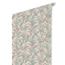 Botanisk tapet med mønster Urban Jungle tropiske blade pink - Bloomery Decor