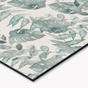 Stænkplade til køkken jungleblade akvarel creme - Bloomery Decor
