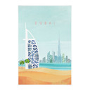 Obraz tkaniny Plaża w Dubaju - Burj Al Arab - Rivers