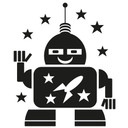 Sticker mural - Robot Spacy