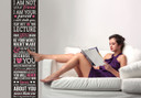 Zelfklevende Poster  I am not your friend…