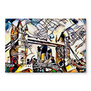 Tableau sur verre Zamart - La rencontre de Kandinsky et de Londres