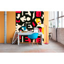 Non-woven tapet - Mickey Mixup - 250 x 280 cm