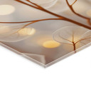 Akrylbillede Filigran blade beige - Treechild