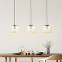Pendelleuchte Junis, braun, 176 x 105 cm, Metall Pendelleuchte