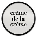 Plakat Crème de la crème - okrągły