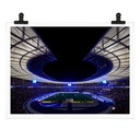 Poster Hertha BSC Olympiastadion bei Nacht