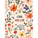 Tapeta z włókniny do pokoju dziecięcego - Cool Kids Club Kolorowe kwiaty - Treechild