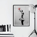 Plakat Banksy'ego - Graffiti to przestępstwo