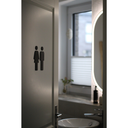 MDF - Dekoracja drewniana - Znak WC