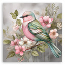 Leinwandbild Tiere Vintage Vogel