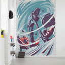 Vlies Fototapete - Star Wars Classic Concrete Hoth - 200 x 280 cm