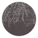 Wanddecoratie Elegante wilgentakken in donkergrijs - Ms Tiff - Alu-Dibond Rond