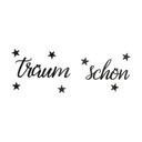 3D Schriftzug Träum Schön mit Sternen - Acryldeko 