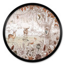 Plakat Kikki Belle - Leśni przyjaciele jesienią - Okrągły