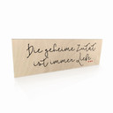 Holzschild Die geheime Zutat ist immer Liebe
