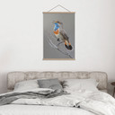 Obraz tkaniny śpiewający bluethroat - van Duijn
