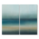 Herdabdeckplatte Rotko Blush - Türkiser Horizont - Sir Edward x Grigory Gladarev