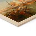 Plakat drewniany Turnera - Wenecja, Dogana i S. Giorgio Maggiore