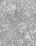 Brun blomstertapet Fototapet til stue Soveværelse 2.70 x 2.12 cm