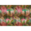 Bladtapet - efterårsfarver på beige - non-woven