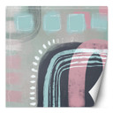 Fototapete, Boho Rosa Blau Abstrakt - Andrea Haase