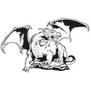 Wallsticker - Eventyr Dragen