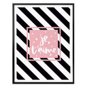 Plakat Je t'aime retro