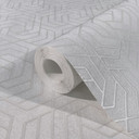 3D-look tapet grå grafik 