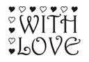 With Love wallsticker