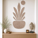Decori in feltro - Pianta in vaso con funzione acustica